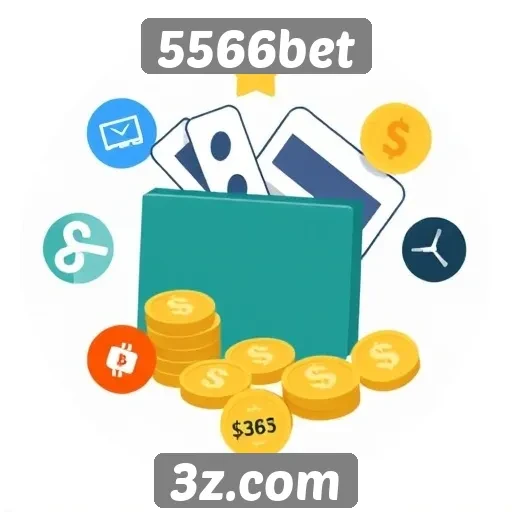 Métodos de pagamento aceitos no 5566bet